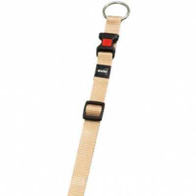 Dog collar ziggi beige 4x55 from 75 cm basic collar