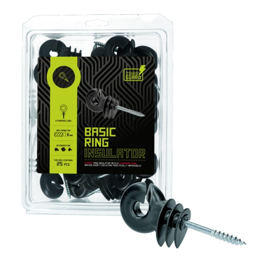 Electric shepherd ring insulator livestock