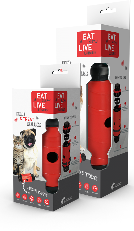 Slow feeding toy for dog and cat