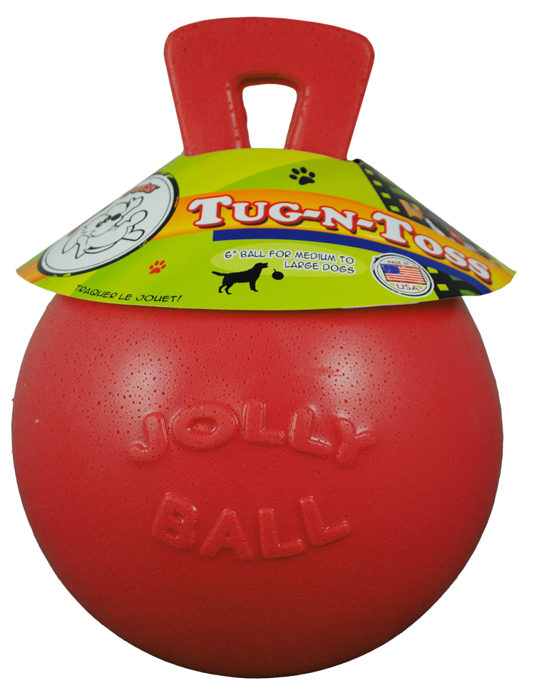 Tug-n-Toss 15 cm red dog toy chew toy
