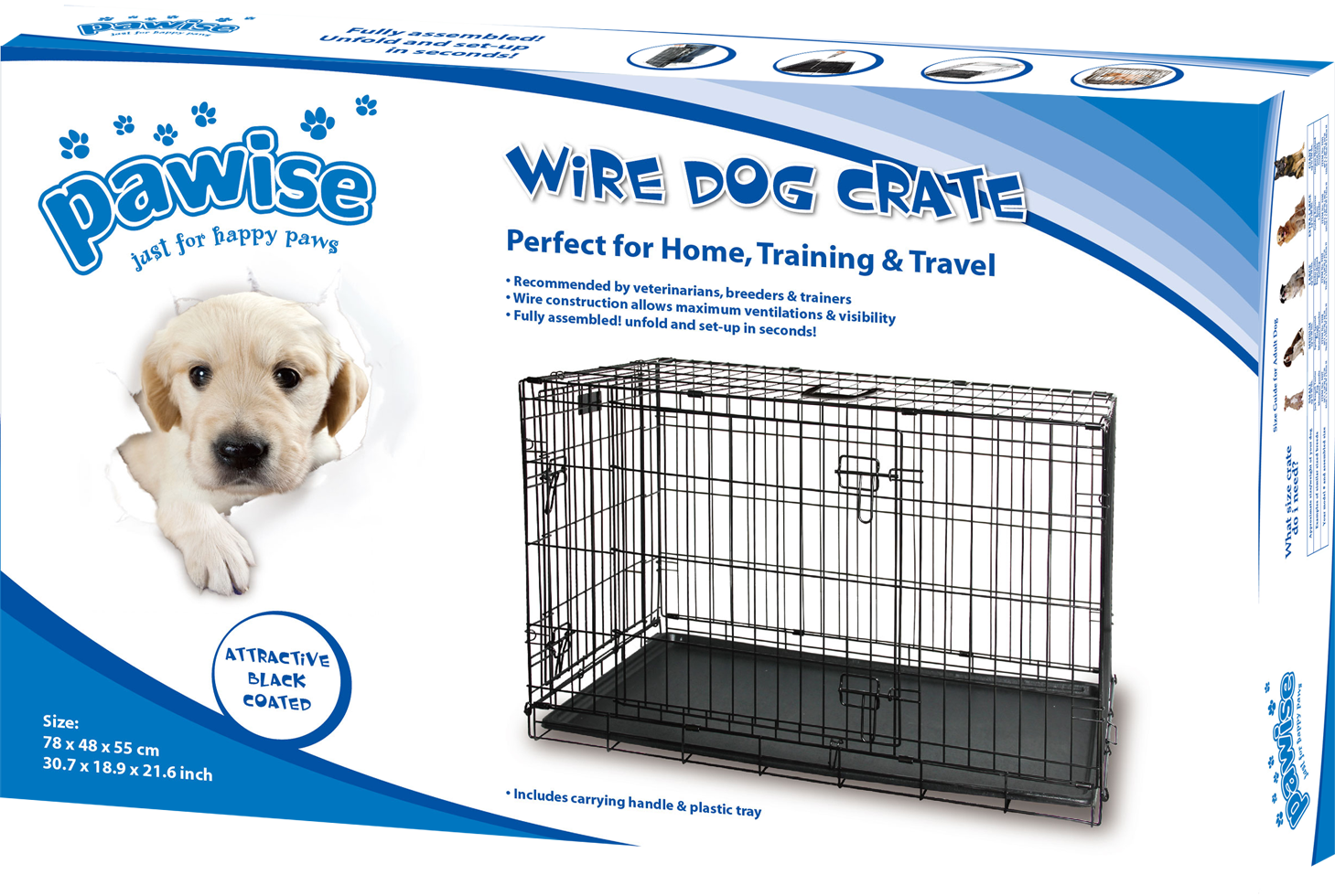 Portable dog cage M