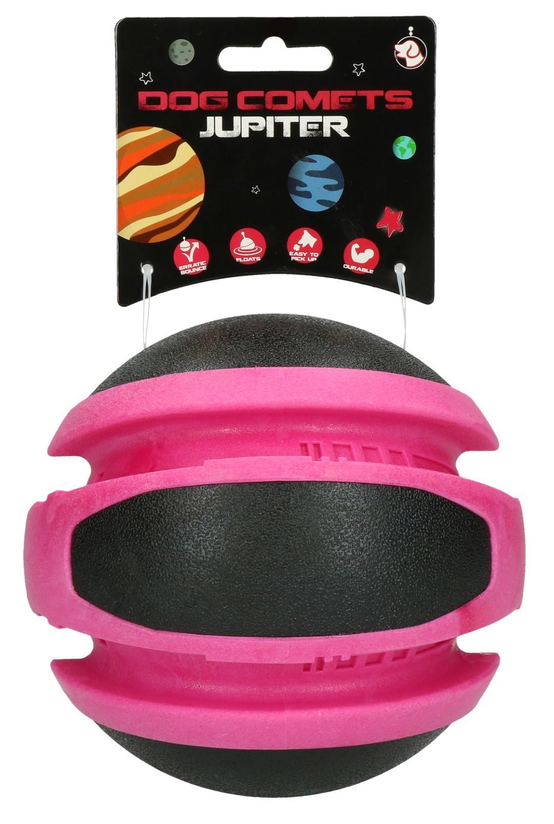 Pink Jupiter dog ball