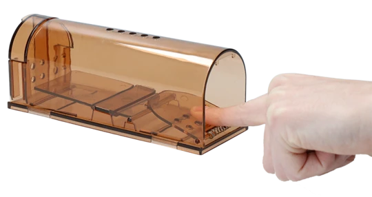 Live catch mouse trap for animal husbandry