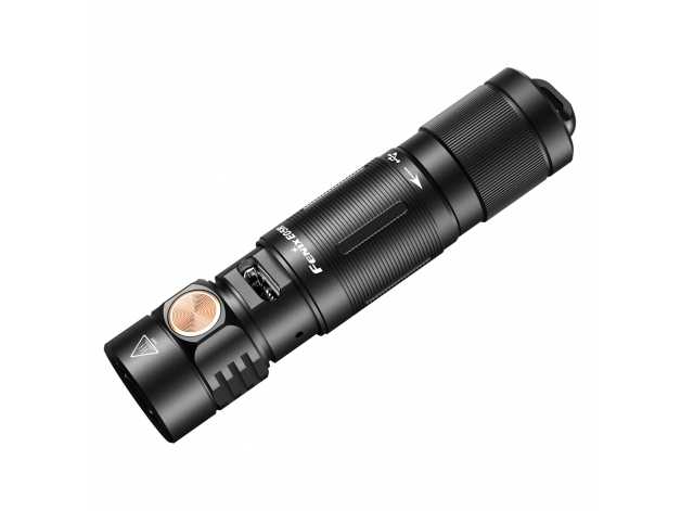 E05R black LED flashlight