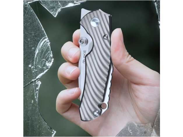 M671-TZ silver folding knife