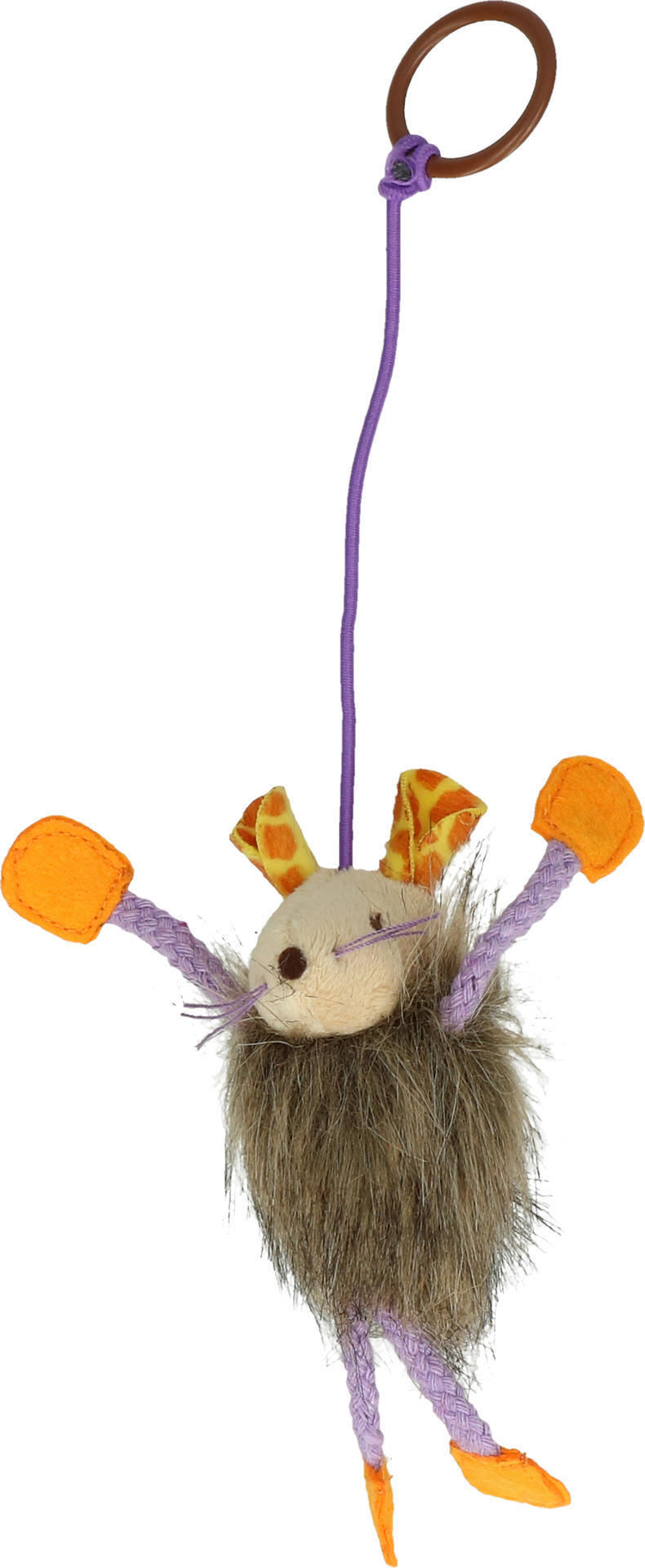 Crazy Cat Sweet Mouse Orange with Catroot Cat Toy