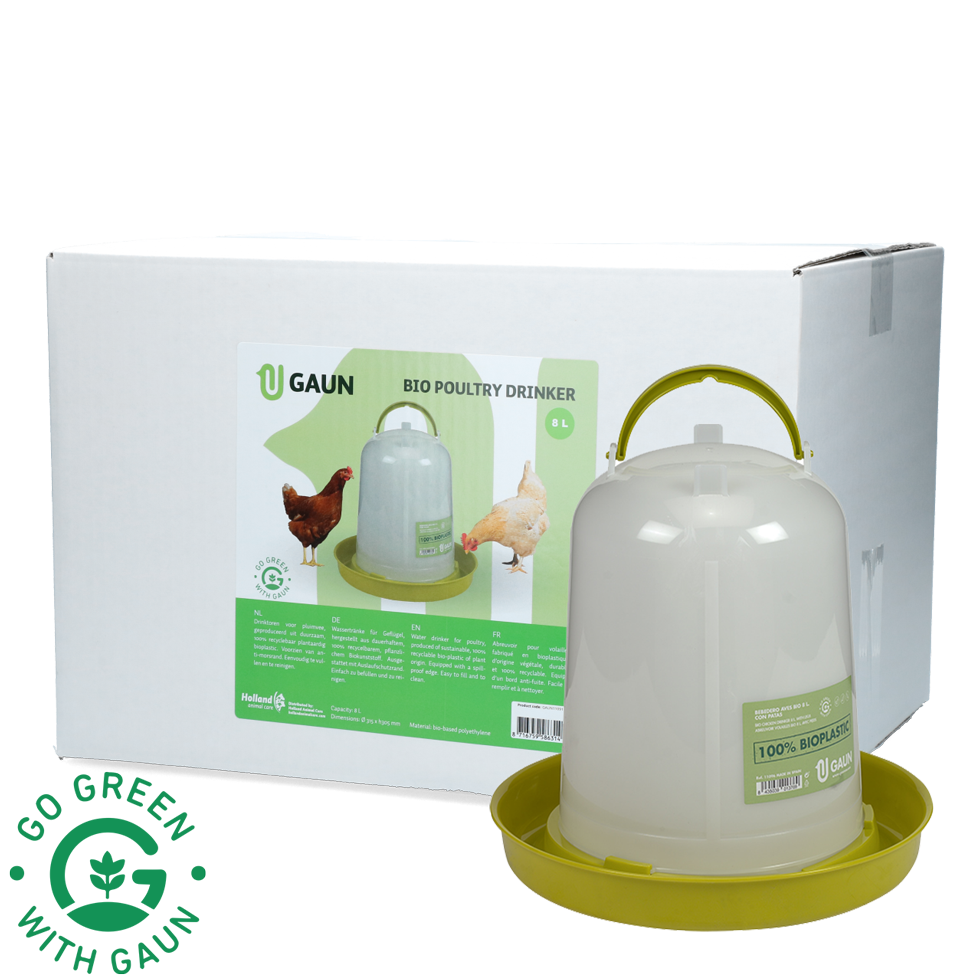 Poultry drinker 8 l Bio green lemon