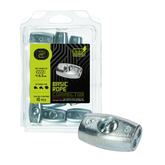 Rope connector 4 -6.5 mm for livestock electric shepherd