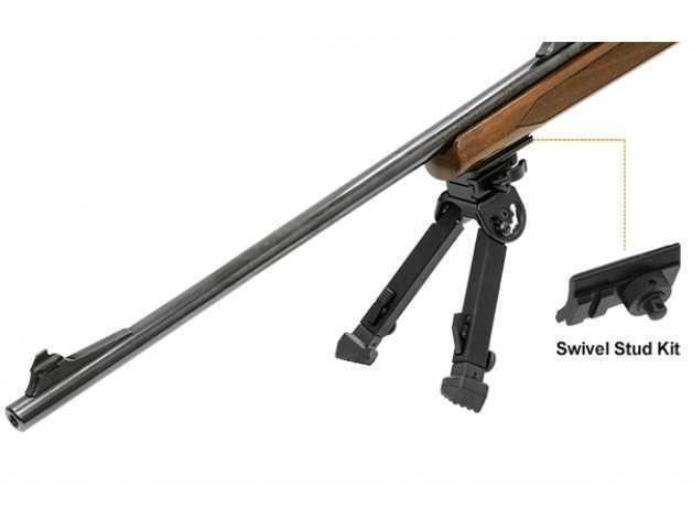 rubber armored QD folding bipod