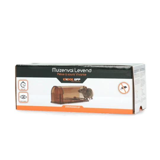 Live catch mouse trap for animal husbandry