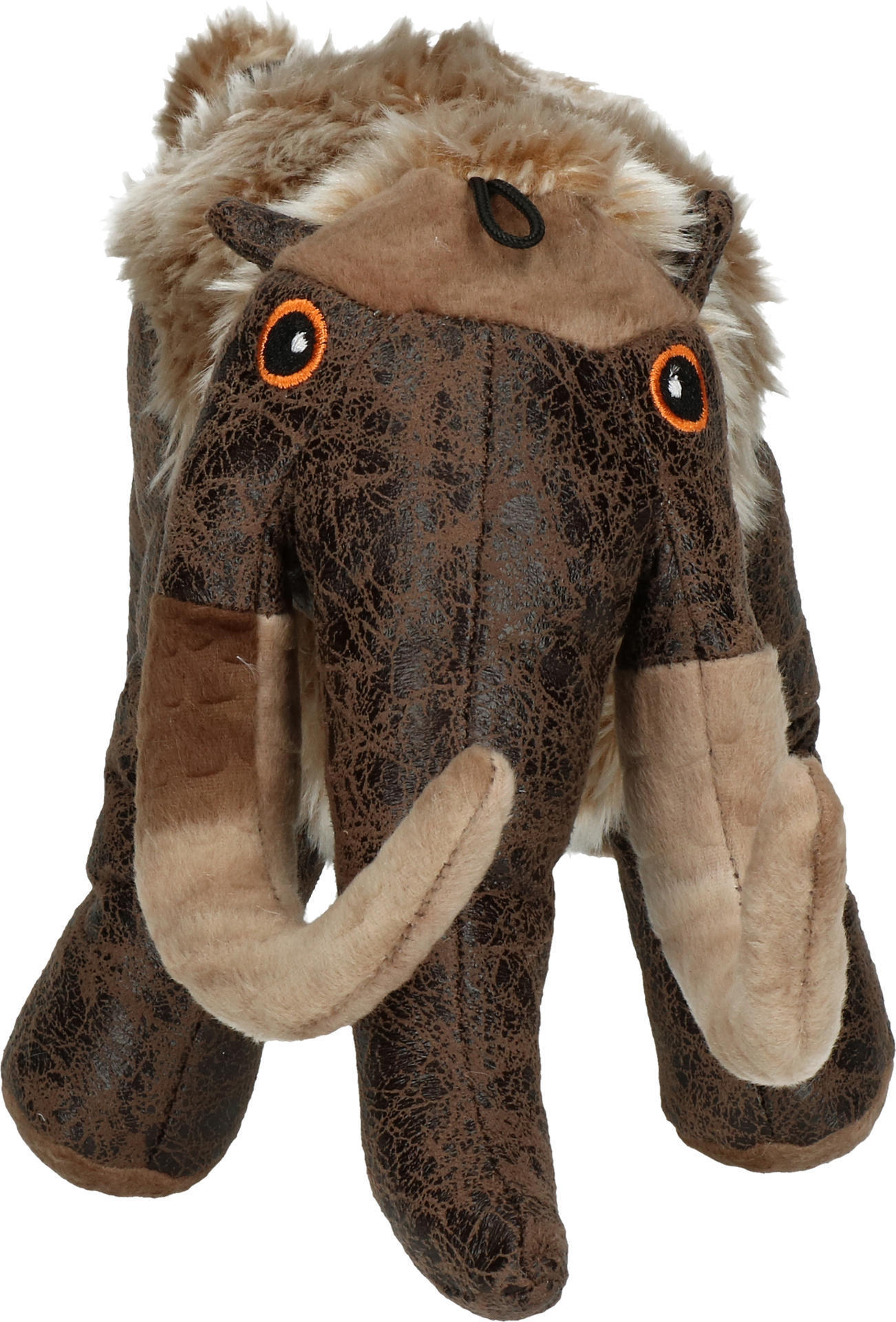 Mammoth soft material dark brown dog toy