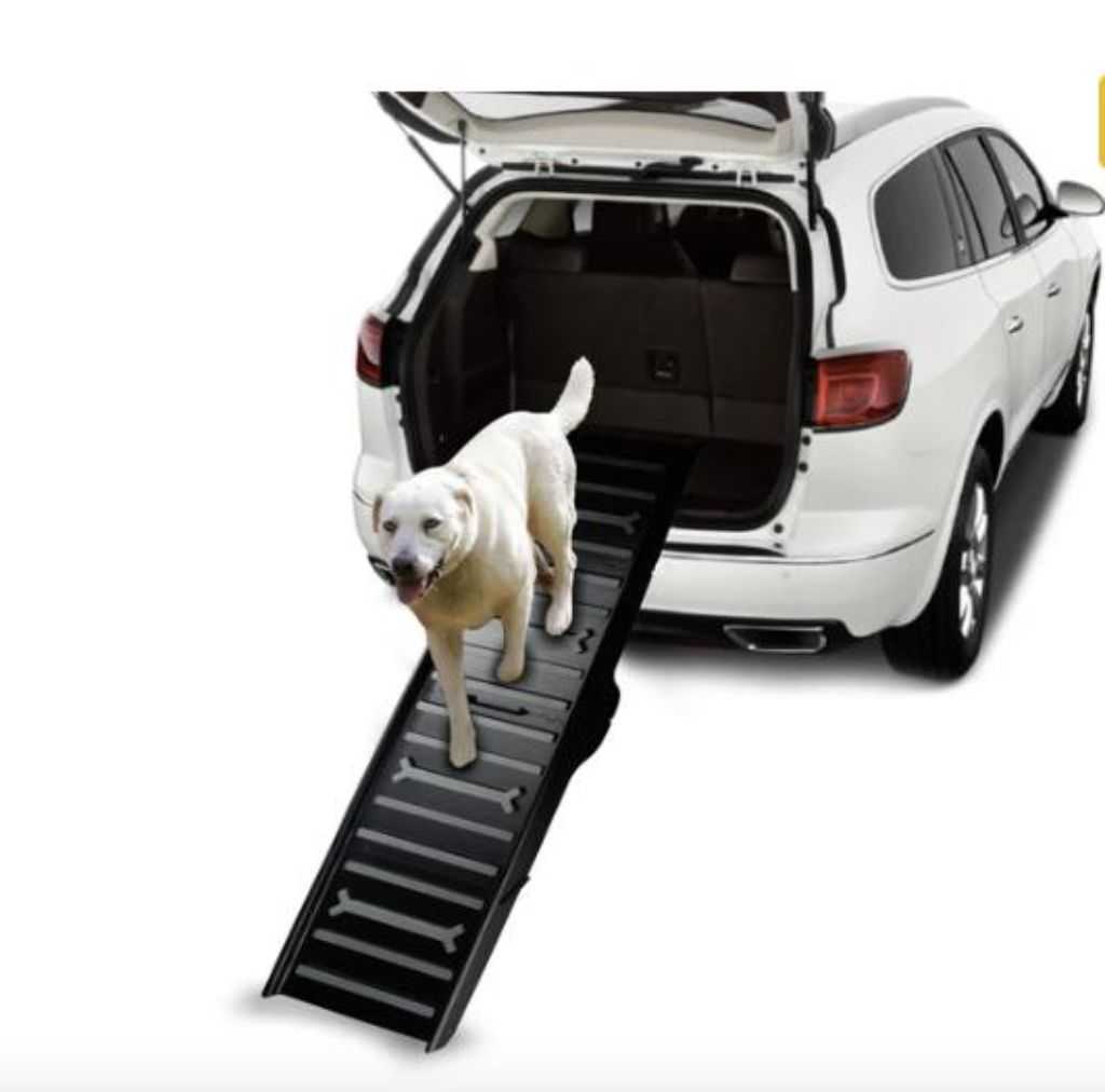 Folding ramp for dogs