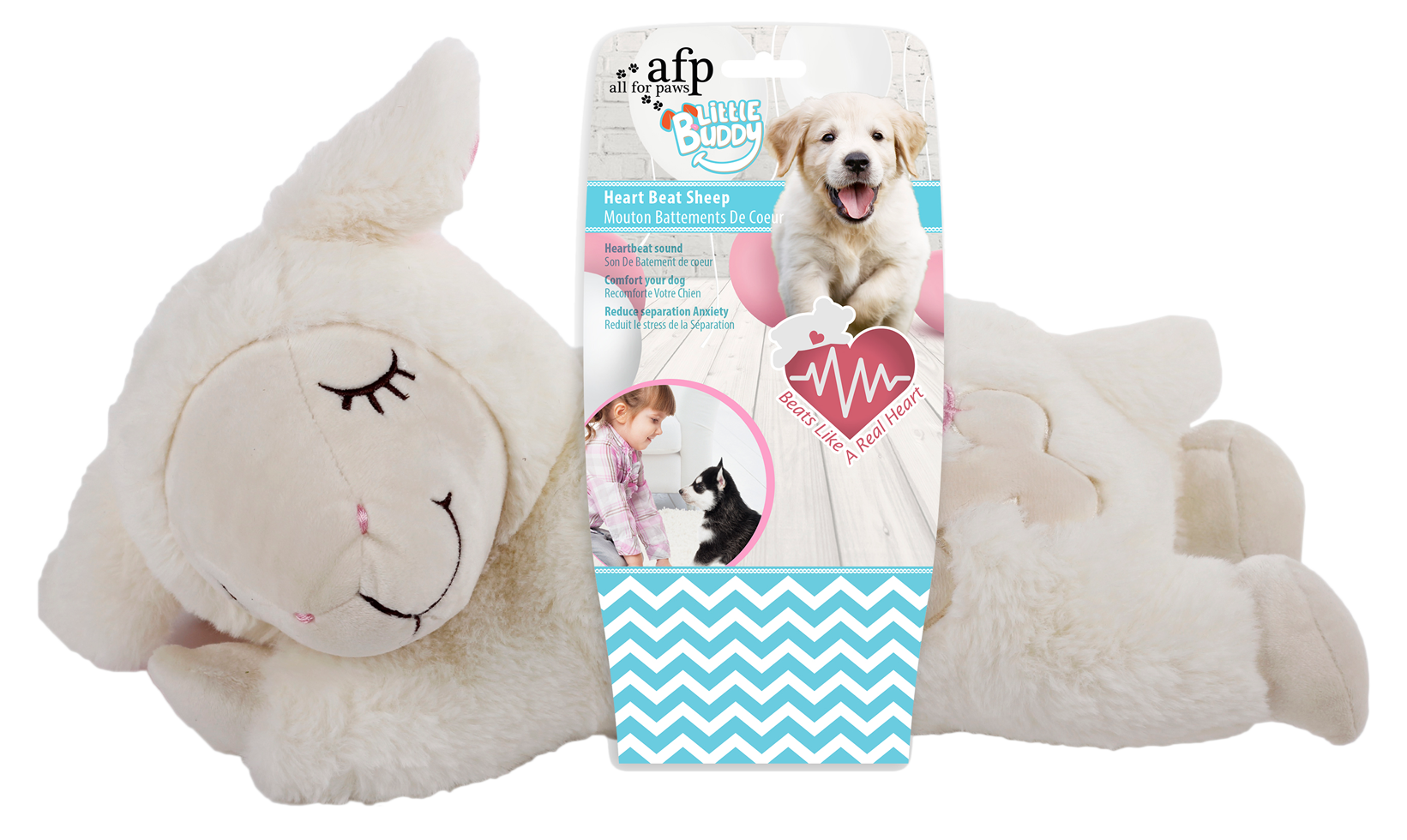 Little buddy lamb dog toy plush