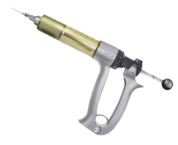 Multi-dose syringe gun 50 cm3 LL, cattle syringe, injection