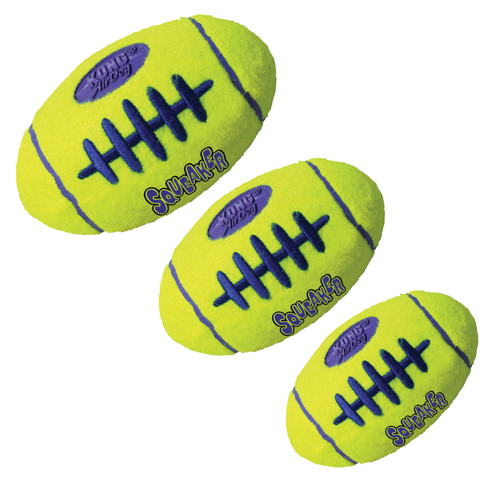 Air Squeaker rugby ball for dogs