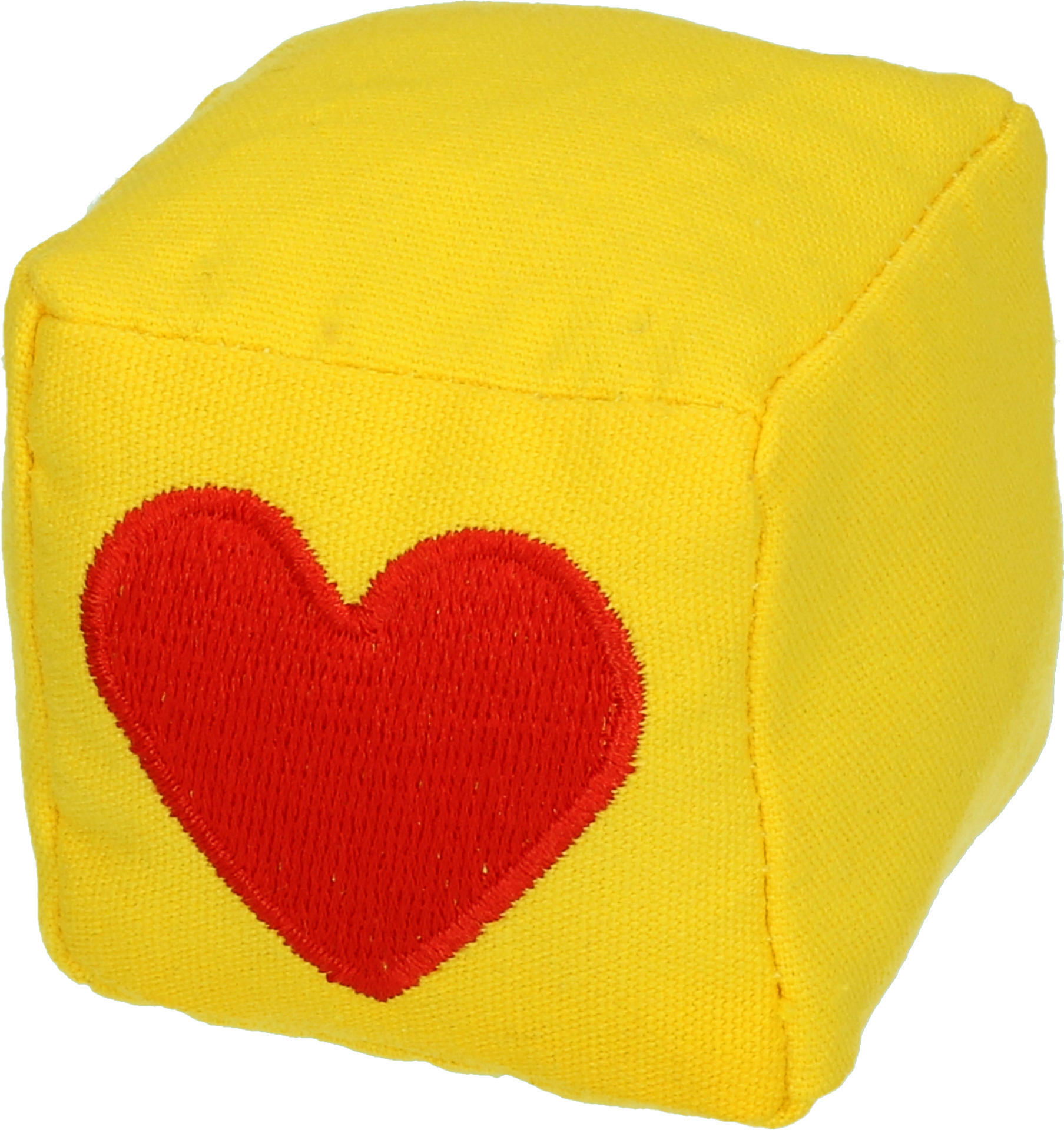Emoji Cat Cube Hearty cat toy with plush cat root