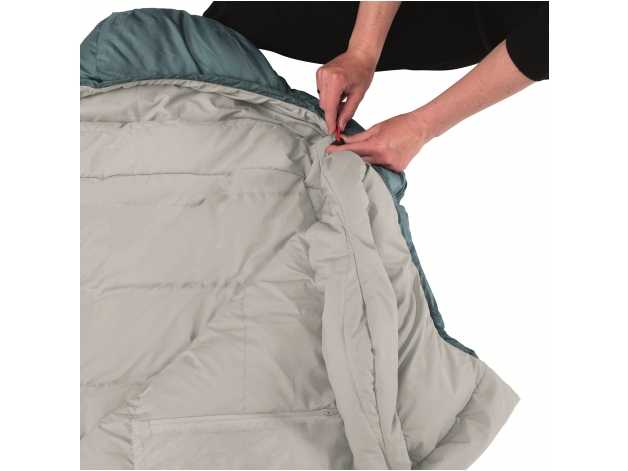 Gully 600 hiking sleeping bag for right-handers