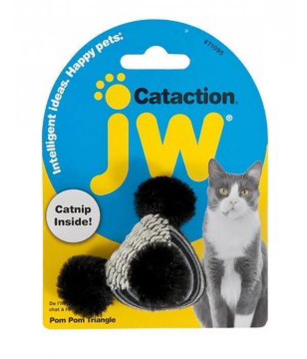 Cataction Pom Pom triangle cat toy