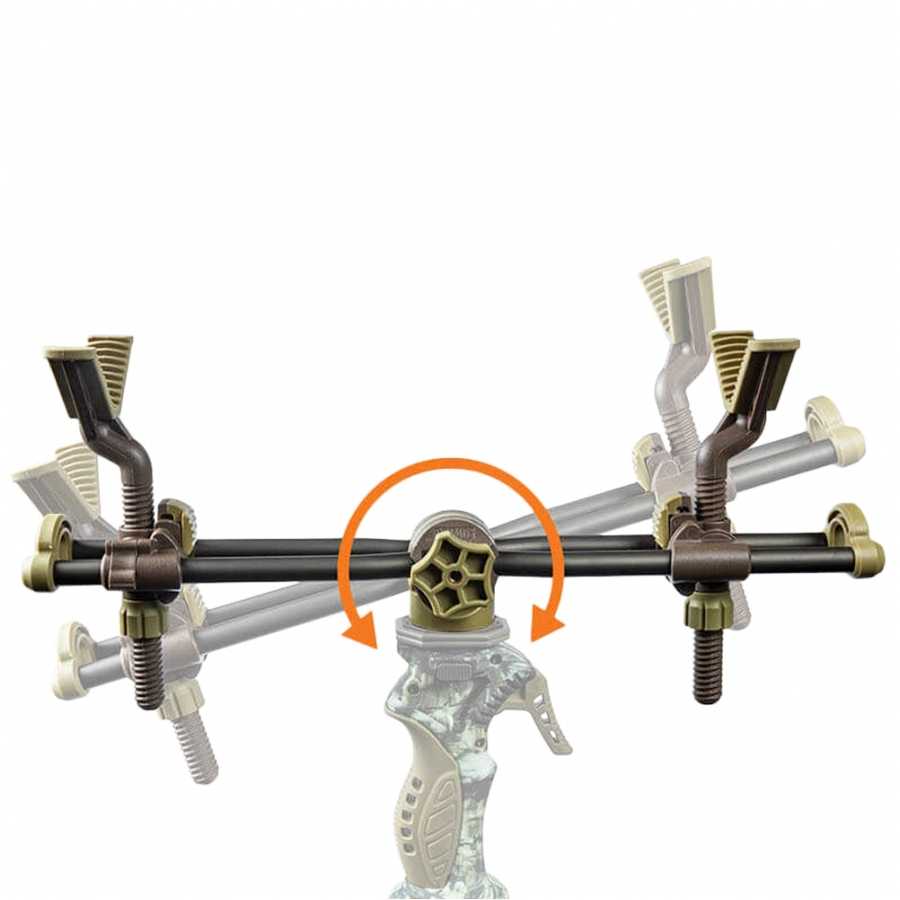 2-point bracket stand for hunting