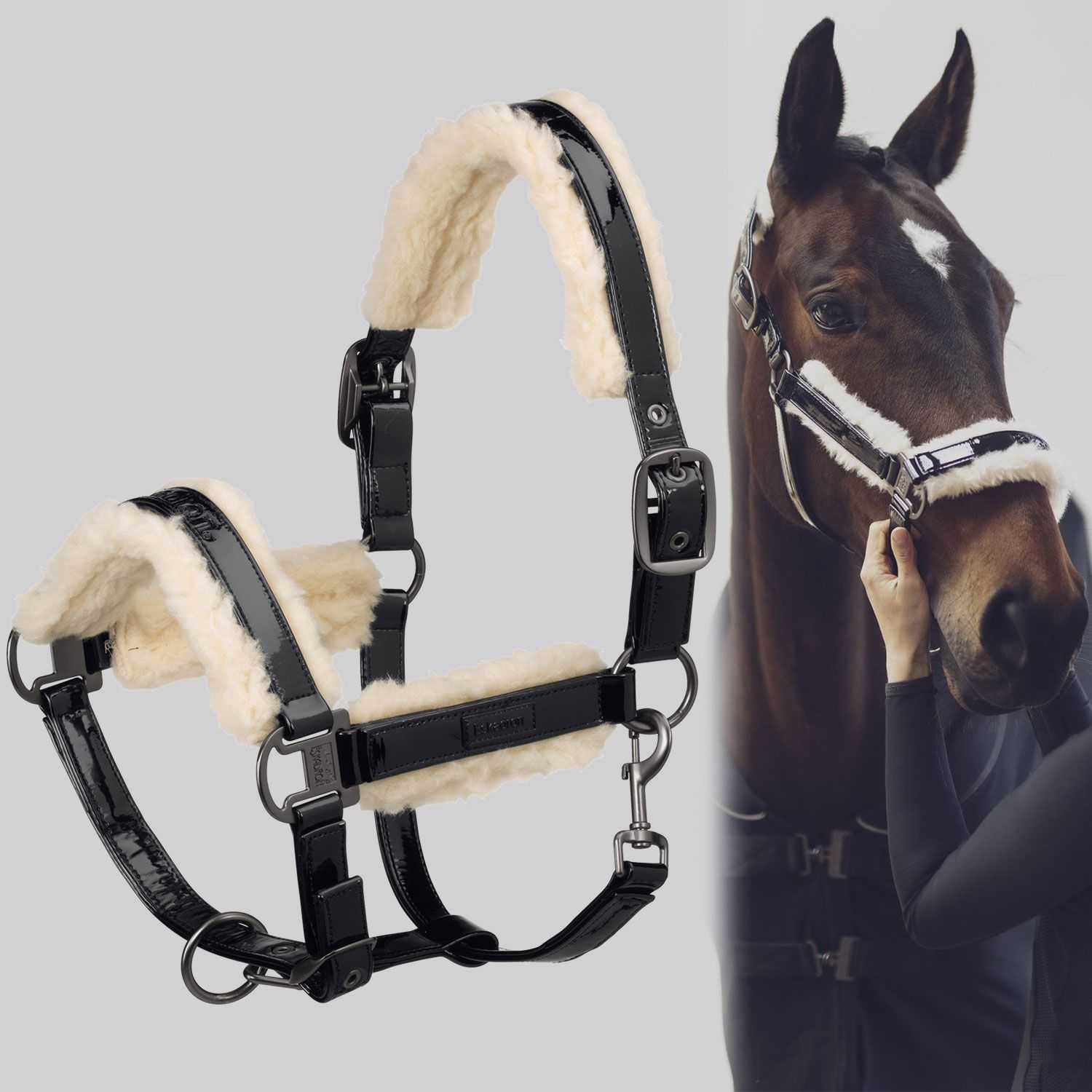 varnish Evo-Wool  Reflex Headcollar