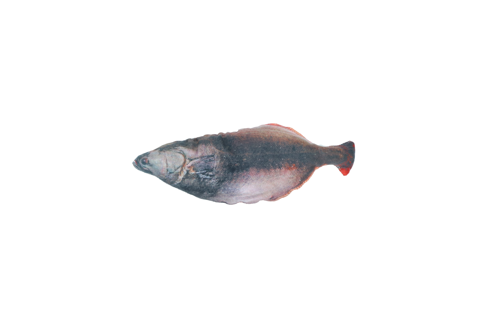 Fully crochet halibut toy S 20cm, cat toy