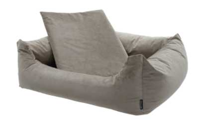 Velour dog bed S