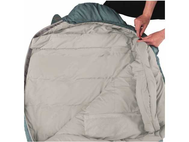 Gully 300 hiking sleeping bag for right-handers