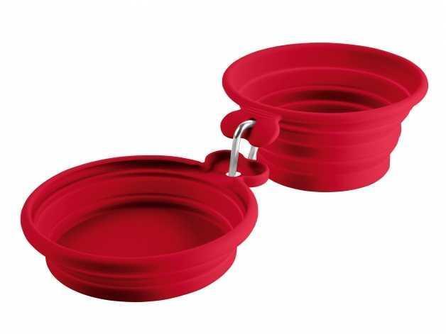 Travelling feeding and drinking bowl  for dog