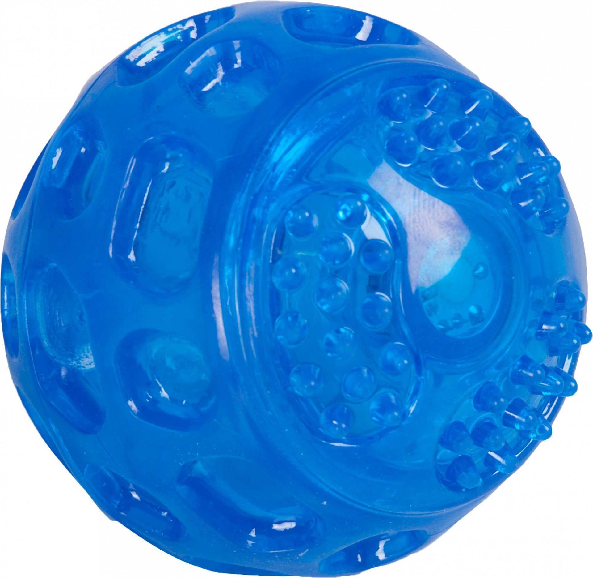 dog toy tpr ball with flashing led 7,5 cm