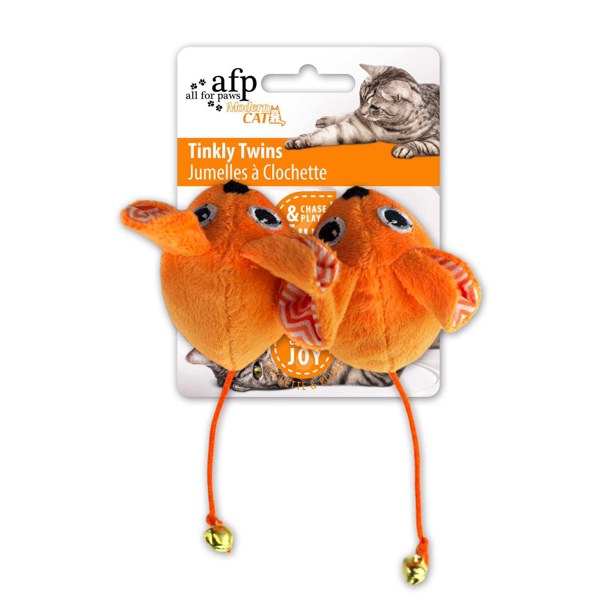 Modern Cat - Tinkly Mouse Twins cat toy