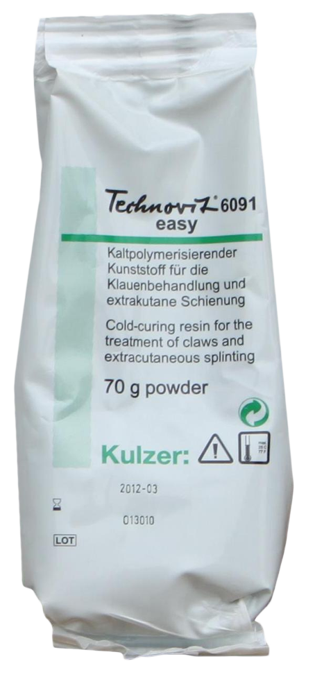 Technovit Easy 70 gr powder, cattle, hoof care