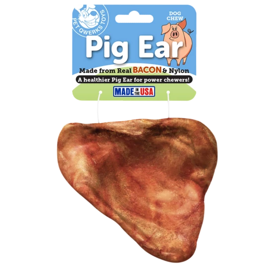 Bacon pig ear reward bite