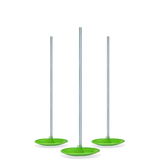 Electric shepherd tape holder rod