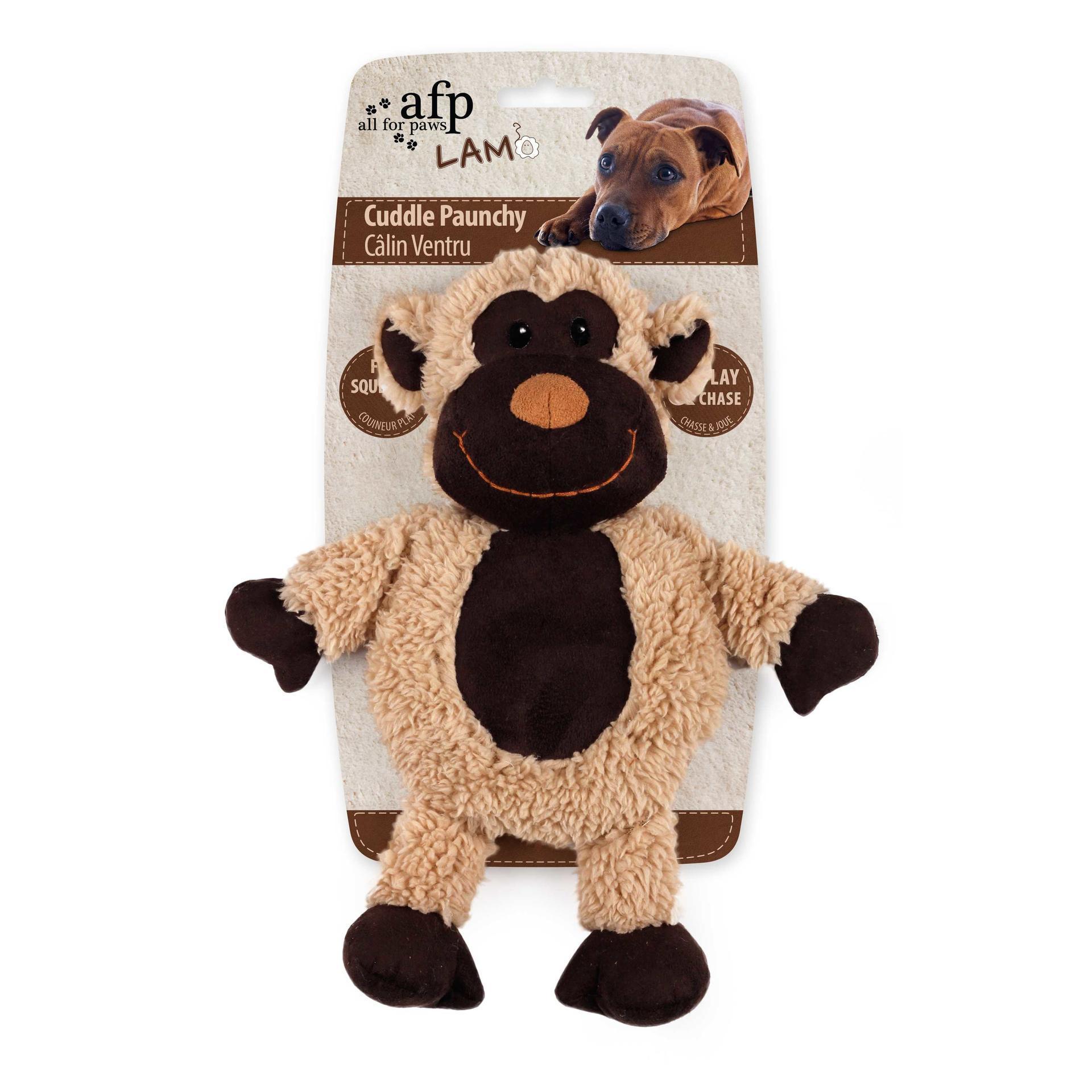 Beeping plush dog toy