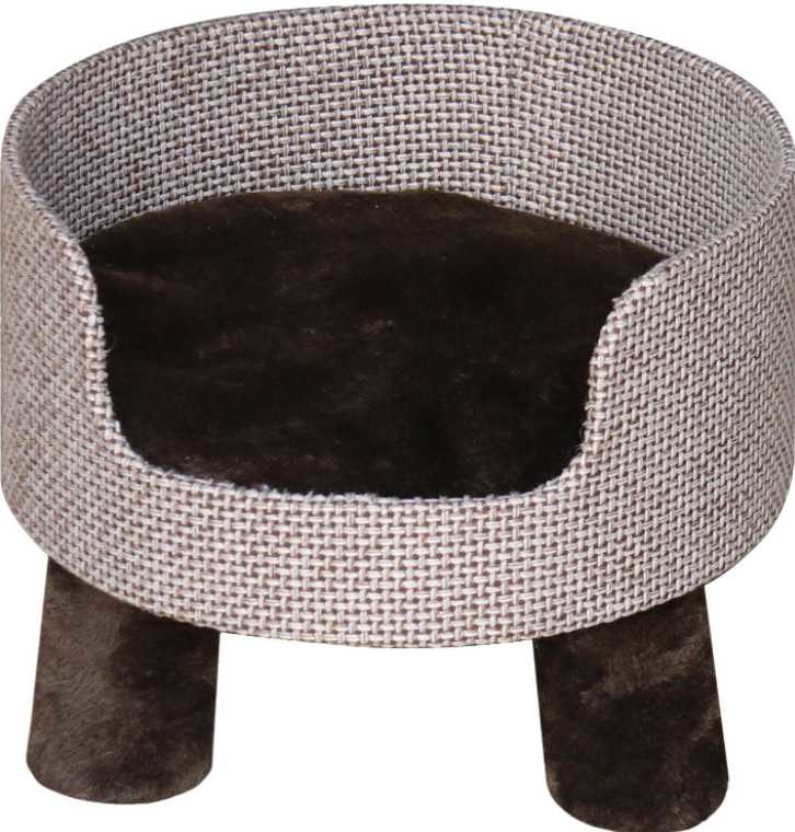 Cat sofa brown 35x35x27 cm cat bed