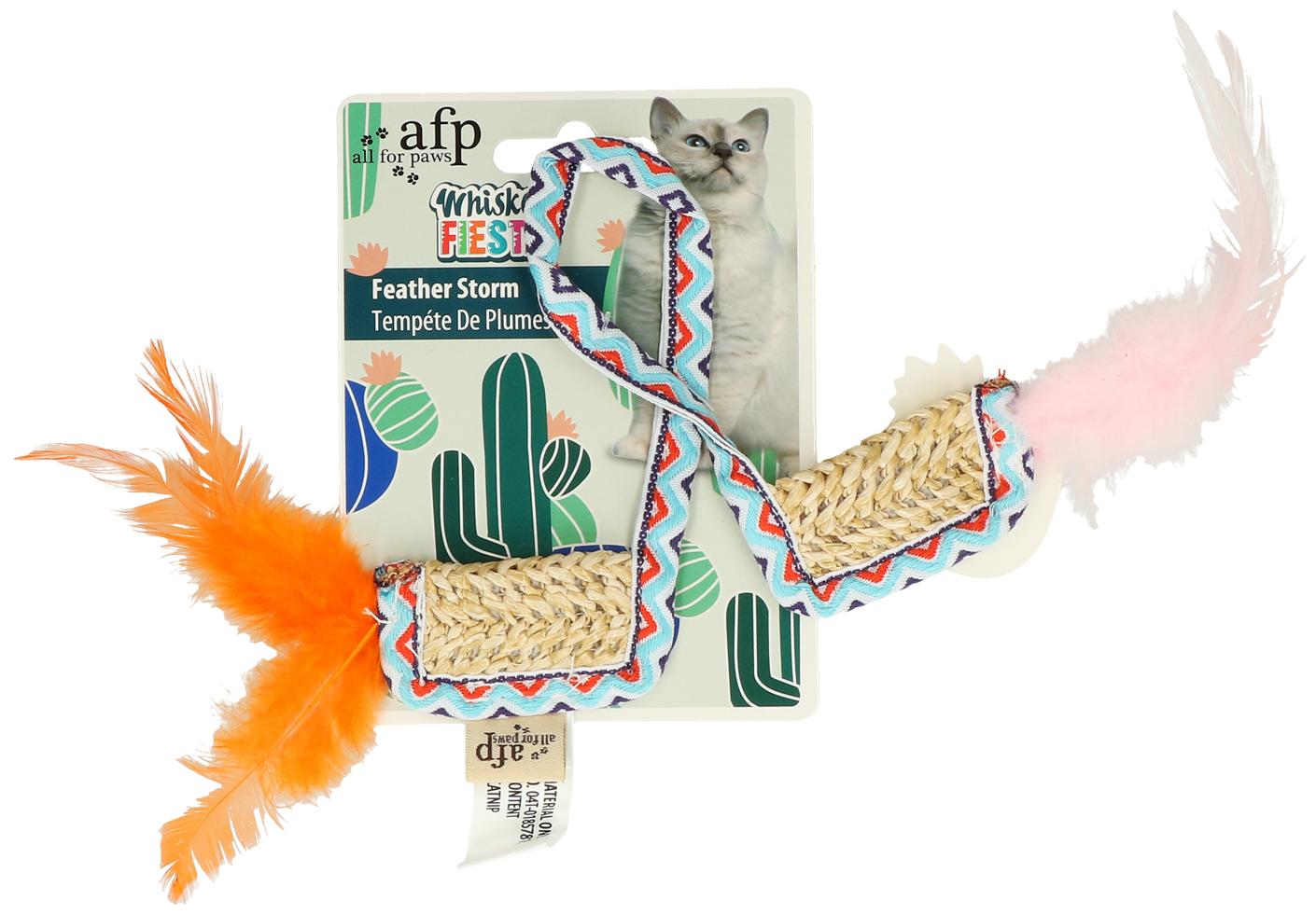 Whisker Fiesta Feather Feather storm cat toy