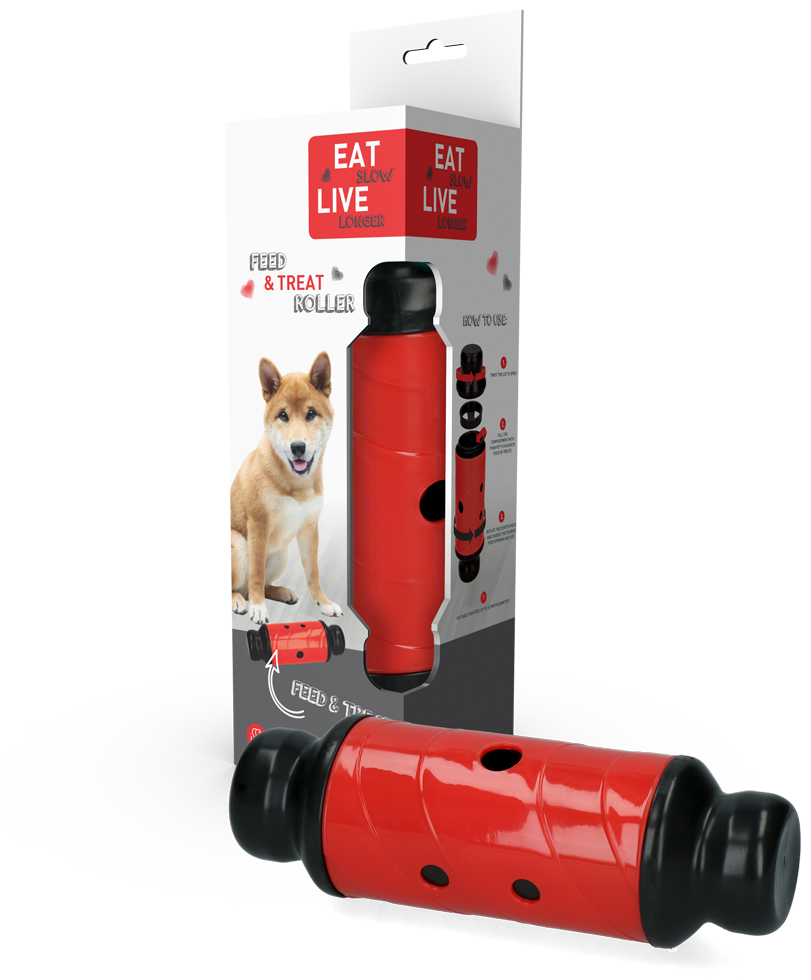 Slow feeding roller for dogs L