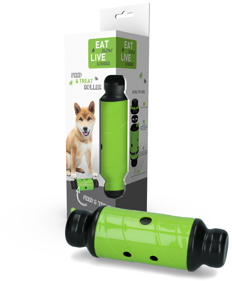 Slow feeding roller for dogs L
