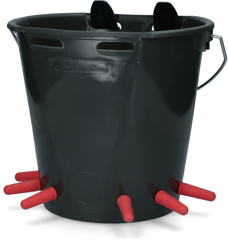 Lambar complete feeding bucket, Double-sided with 6 holes, with pacifier, bottle