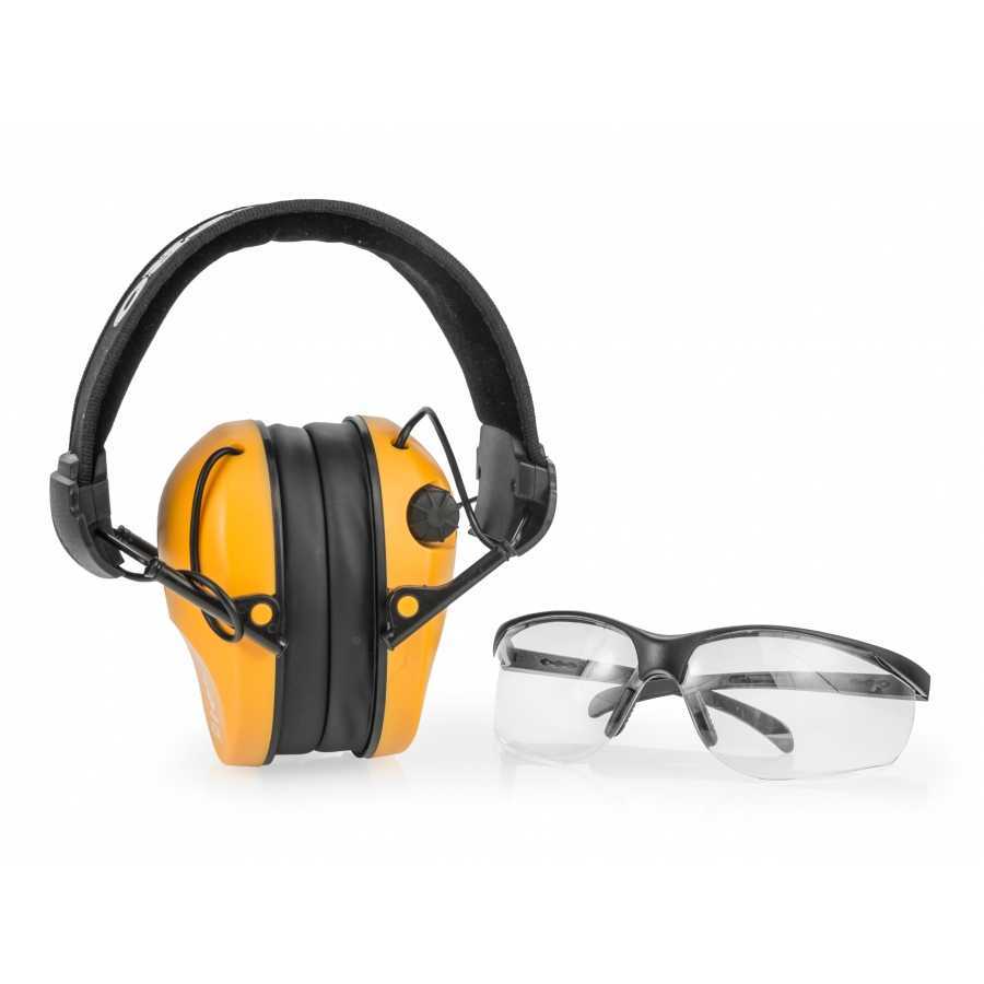 Active PRO hearing protector and glasses