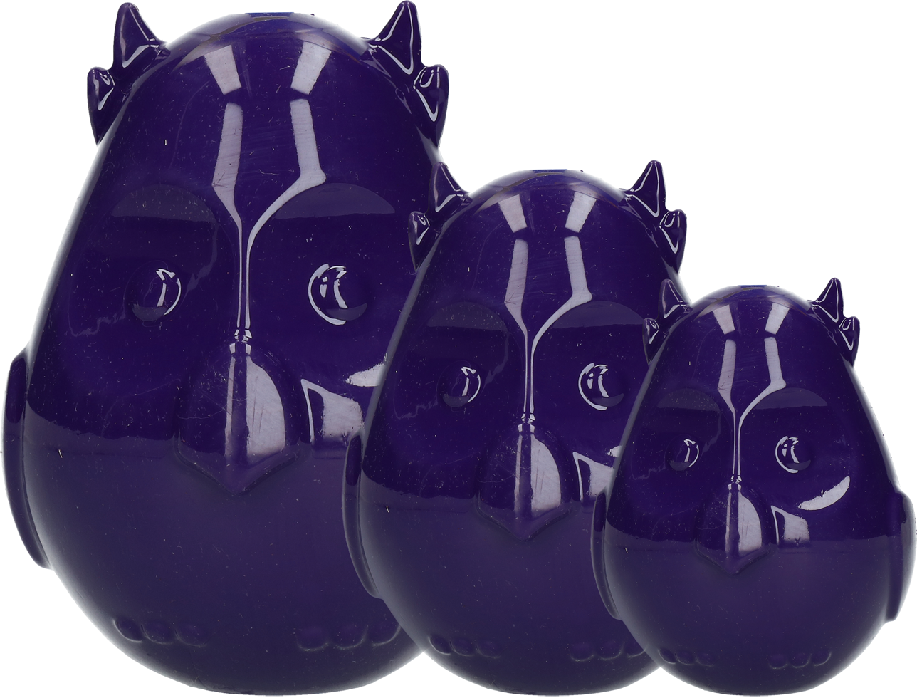 The Mojo Friends Owl Rechargeable Rubber Toy Small Dog Toy