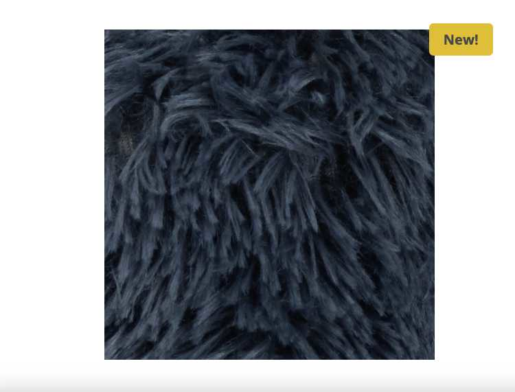 Plush dog bed 100cm dark grey