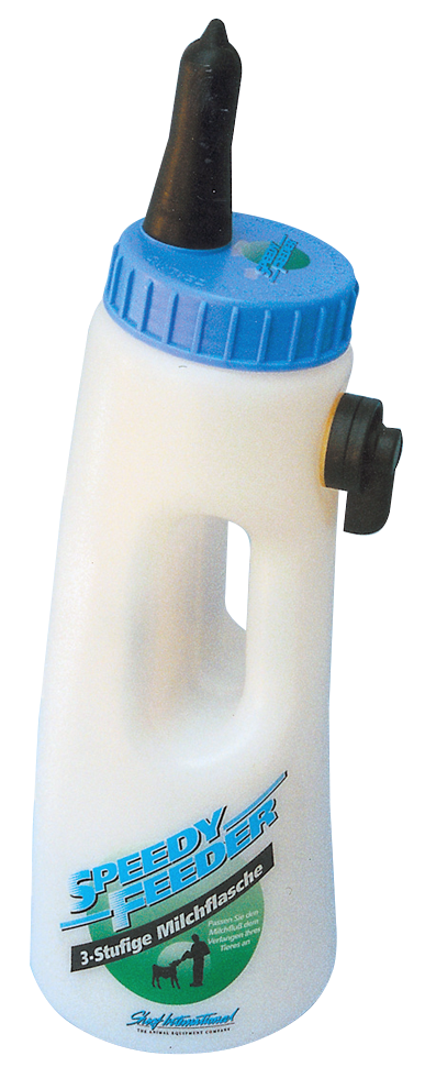 Calf fast feeding bottle Blue 2,5 l cattle rearing