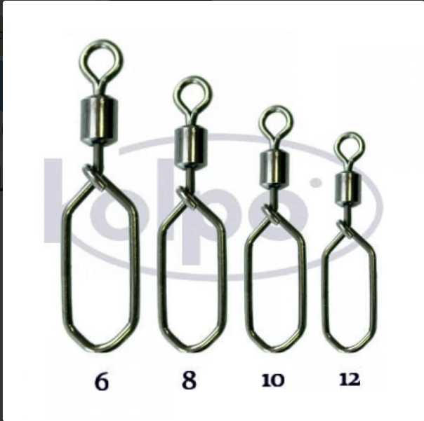 K06190038 Swivel SQUARE 10DB 8/12KG fishing accessories