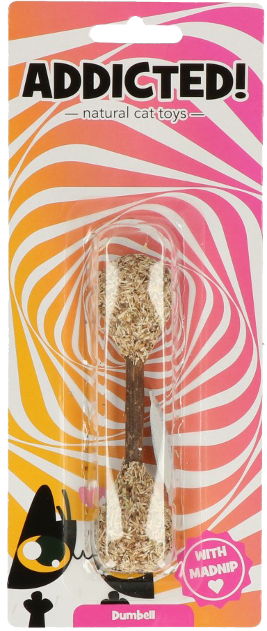 Rabja Dumbell with cat root cat toy