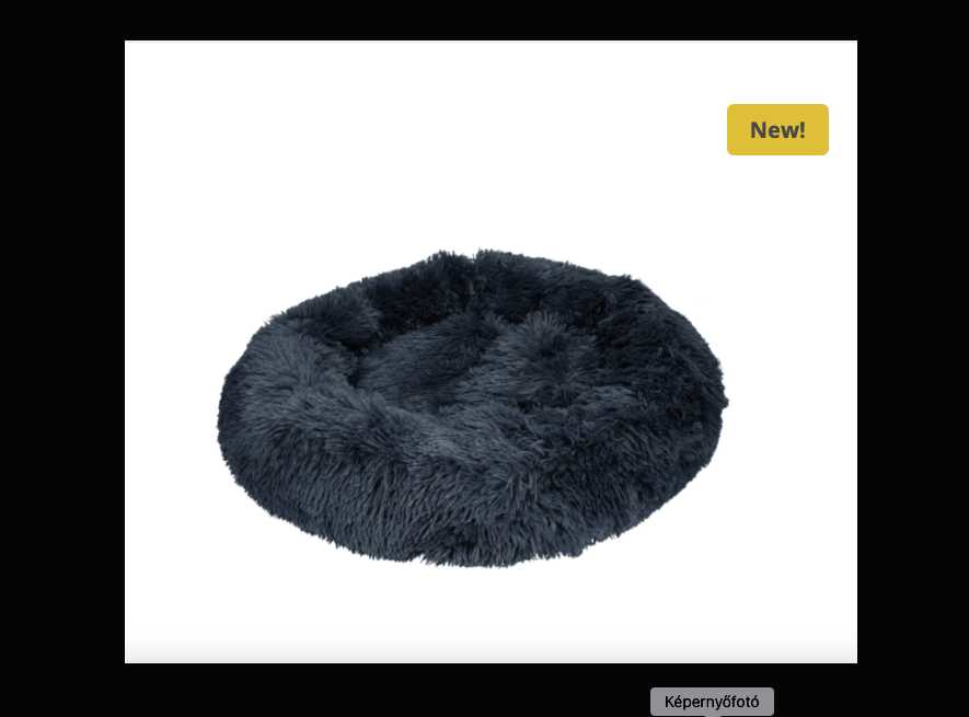 Plush dog bed XL