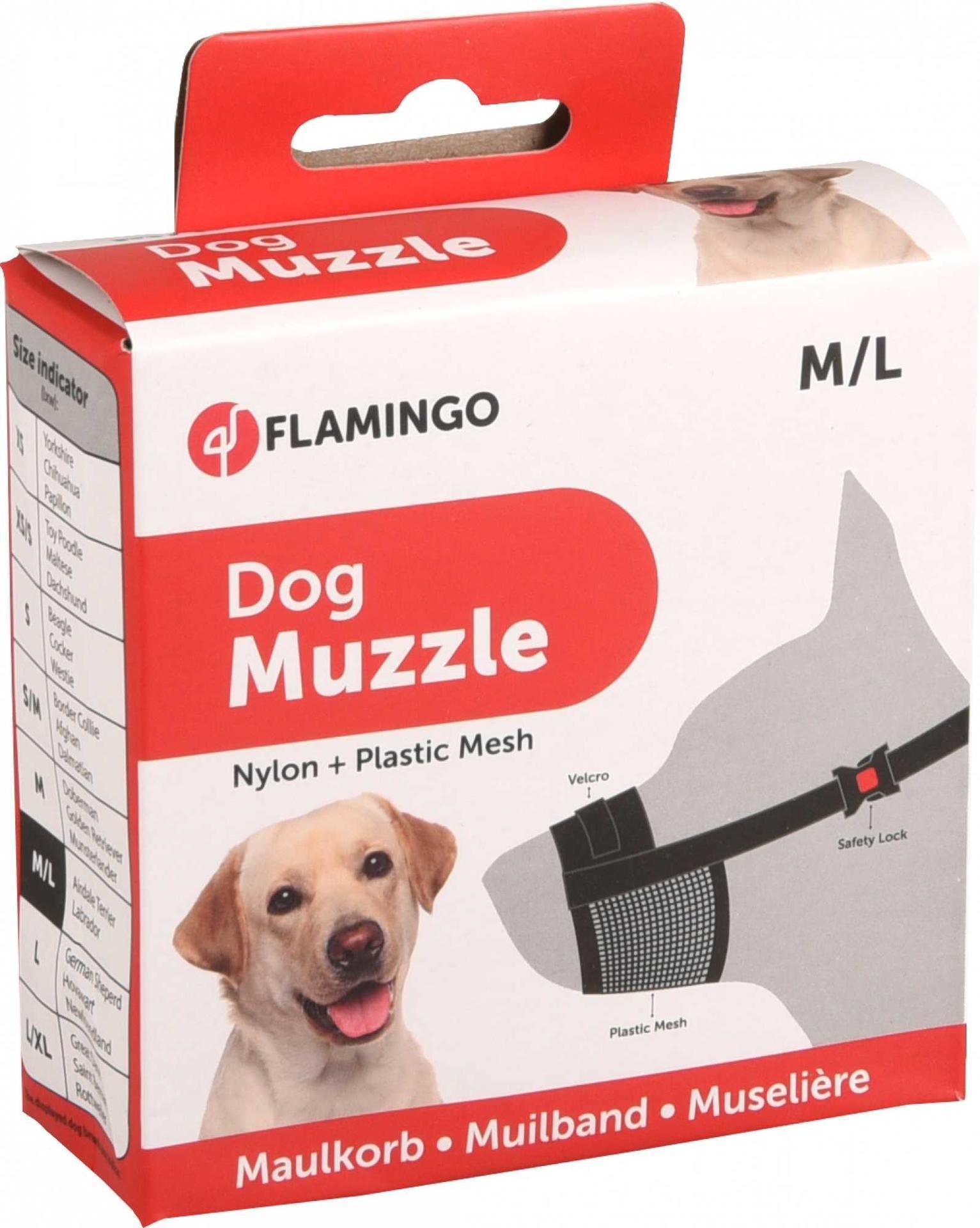 Mouthguard nylon M/ L 25-32/ 44 cm Dog safety