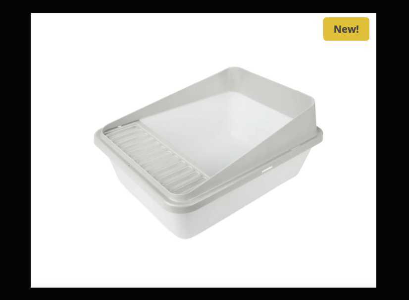 Cat litter box small grey