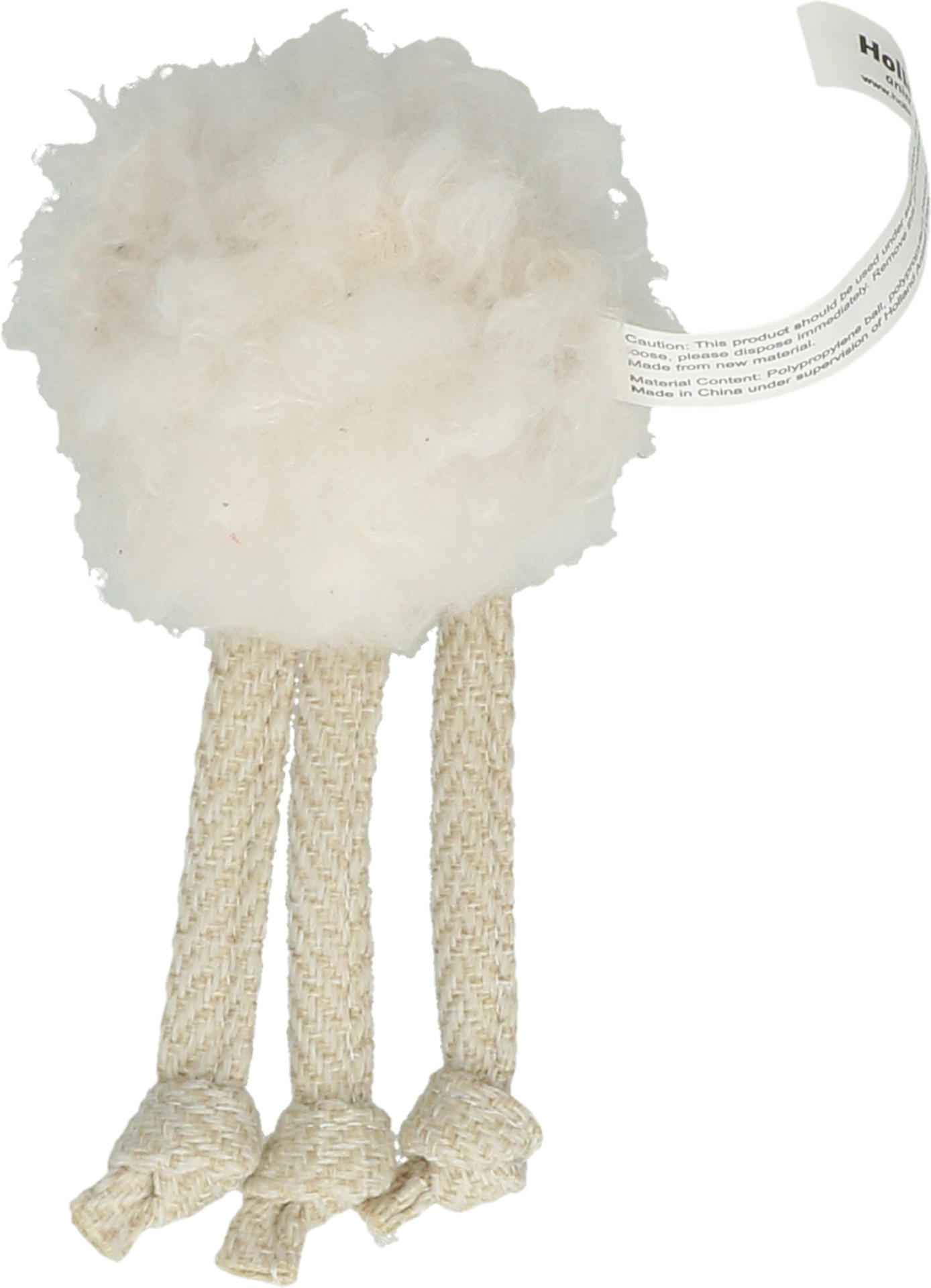 Wool luxury octopus white cat toy
