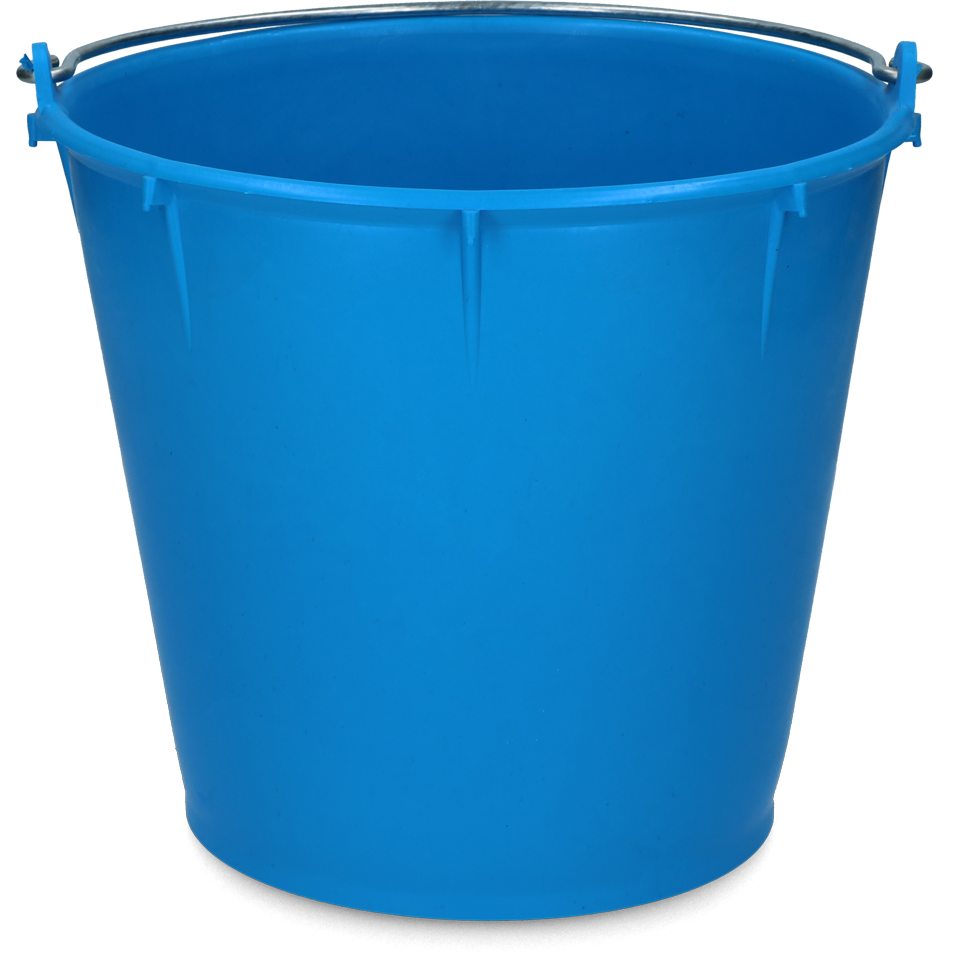 bucket 7 l with handle royal blue stable livestock feeding drinking technology feeding bowls